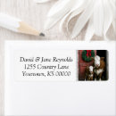 Search for red barn return address labels Cow