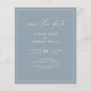 Search for dusty blue wedding save the dates Non photo