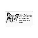 Search for chihuahua dog return address labels Animal