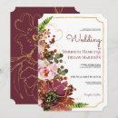 Search for gold and coral wedding invitations Elegant