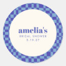 Search for abstract blue stickers Unique