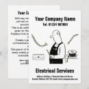 Search for and electrical cards Electrician