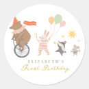 Search for animals cute stickers Watercolor
