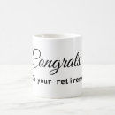 Search for congratulations coffee mugs Happy retirement