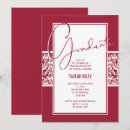 Search for white damask invitations Simple