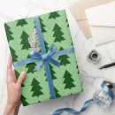Search for green christmas trees wrapping paper Simple