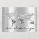 Search for globe wedding invitations Travel