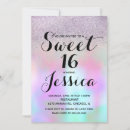 Search for candy sweet 16 invitations Pink