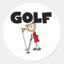 Search for girls golf stickers Golfer