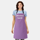 Search for purple aprons Calligraphy