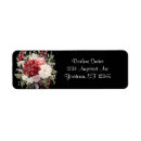 Search for scarlet return address labels Floral