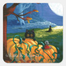 Search for funny black cat stickers Halloween