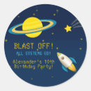 Search for rocket stickers Kids birthday