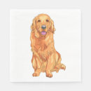 Search for golden retriever napkins Dog lover