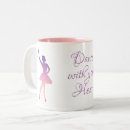 Search for pink dancer mugs Purple