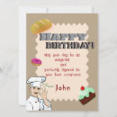 Search for funny chef birthday cards Baker