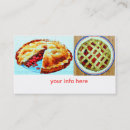 Search for pies business cards Dessert