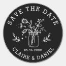 Search for floral save the date stickers Elegant