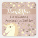 Search for gold unicorn stickers Girl