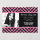 Search for chevron sweet 16 invitations Birthday