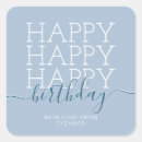 Search for happy birthday square stickers Party