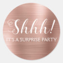 Search for surprise birthday party stickers 30th