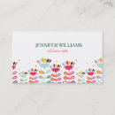 Search for cute business cards Colourful