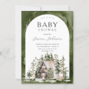 Search for cabin baby shower invitations Rustic