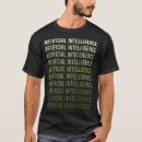 Search for artificial intelligence tshirts Science fiction