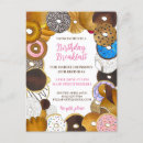 Search for breakfast birthday invitations Doughnut