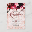 Search for rose gold and burgundy wedding invitations Elegant