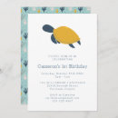 Search for sea turtle birthday invitations Cute