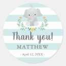 Search for cute elephant stickers Light blue