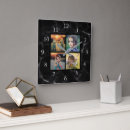 Search for black marble clocks Elegant