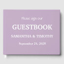 Search for lilac guest books Typography