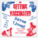 Search for get vaccinated stickers Virus