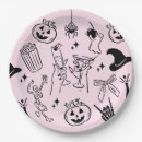 Search for halloween skeleton plates Pink