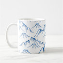 Search for mountain pattern mugs Illustration