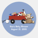 Search for sports baby shower stickers Teddy bear