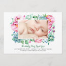 Search for watercolor birth announcement cards Wreath