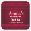 Search for red border stickers Elegant