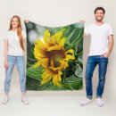 Search for sunflower blankets Cheerful
