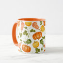Search for pumpkin vine mugs Watercolor