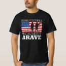 Search for because of the brave tshirts America