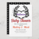 Search for skeleton baby shower invitations Black
