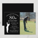 Search for golfer birthday invitations Hole in one