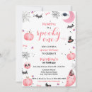 Search for the spooky one birthday invitations Spooktacular