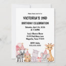 Search for pink safari birthday invitations Kids