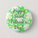 Search for four leaf clover badges St patrick day