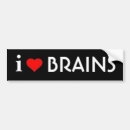 Search for brains bumper stickers Zombie